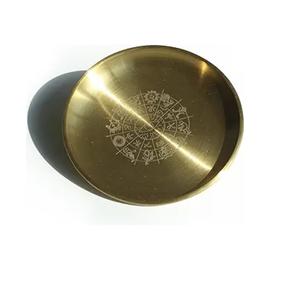 ชุดชามทองเหลืองทองแดงแบบอินเดีย 2 ใบ ผลิตจากวัสดุรักษ์โลก เหมาะสำหรับเสิร์ฟของหวาน ชามตกแต่งสำหรับเสิร์ฟอาหารในครัว - Product Image 4