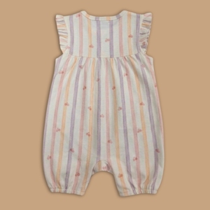 Cot & Candy - Body de bebé con estampado de cerezas orgánicas y volantes, diseño divertido y frutal - Product Image 2