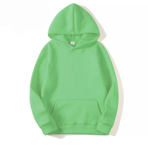 เสื้อฮู้ดผู้ชายแฟชั่น สีพื้น ผ้าฝ้ายฟลีซ 100% ระบายอากาศได้ดี เป็นมิตรกับสิ่งแวดล้อม เหมาะสำหรับฤดูใบไม้ผลิ ฤดูใบไม้ร่วง ฤดูหนาว เสื้อสเวตเชิ้ตลำลอง - Product Image 1