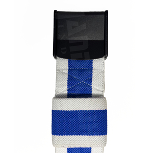 HANDSCHUHE INDUSTRIES Adjustable Blood Flow Restriction Band Blue White Striped Polyester <b>Exercise</b> Strap Durable Arm <b>Leg</b> - Product Image 5