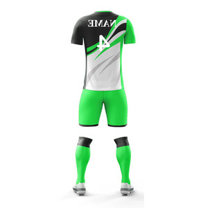 Maillot de sport personnalisé à sublimation uniforme, haute qualité, manches courtes, avec short, uniforme de football, uniforme de soccer - Product Image 5