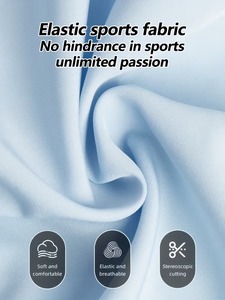 Pantalones Cortos Bermuda de Cintura Alta para Mujer, Ideales para Correr, Hacer Ejercicio, Yoga, con Bolsillos, de Secado Rápido, Ecológicos, Transpirables y Deportivos - Product Image 5