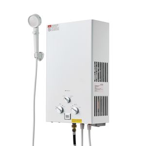 Calentador de Agua Portátil de Propano sin Tanque de 10L para Exteriores con 68000 BTU y 2.64 GPM, Juego de Accesorios para Agua Caliente Instantánea + Re - Product Image 6