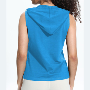 Débardeur à capuche sans manches tendance, décontracté, pour la gym, avec poches, pour l'entraînement et les tenues de style de vie - Product Image 2
