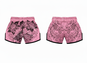 Shorts de Muay Thai pour hommes, style tendance 2026, dernier modèle, design brodé personnalisé, satin, pour entraînement de boxe et arts martiaux - Product Image 6