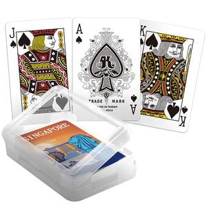 ไพ่ที่ระลึกไต้หวันแบบกำหนดเอง สำหรับกระดาษเนื้อเรียบเคลือบเงาสูตรน้ำ น้ำหนัก 310 แกรม แกนสีดำ ขนาด 58x88 มม. 54 ใบ กระดาษคุณภาพพรีเมียม - Product Image 2