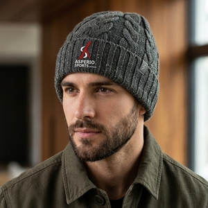 Beanies Cap Premium Knitted Winter Headwear Custom Design Soft <b>Warm</b> Fabric Comfortable Stretch Fit Casual Outdoor Fashion <b>Hat</b> - Product Image 1
