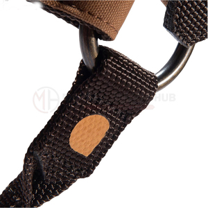 Cabestro de Nylon Marrón para Caballo con Hebillas Ajustables, Herrajes Metálicos, Duradero y Cómodo, Collar de Cabeza para Equitación, Cabestro Kandari - Product Image 6