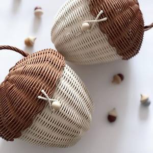 Sac de jouets en rotin pour enfants de bonne qualité, quantité minimale de commande artisanal en osier, sacs à main prêts à être expédiés - Product Image 5