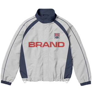 Vintage Oversized Tracksuit <b>Men</b> Custom Two Piece Streetwear Set Loose Fit <b>Jacket</b> and Jogger Pants Urban Fashion Wear - Product Image 2