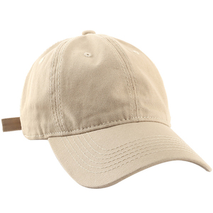 Casquette de baseball de qualité supérieure à 6 panneaux avec broderie 3D et sangle réglable, chapeau en velours côtelé 100% coton pour activités de plein air - Product Image 1