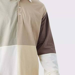 Maillot de rugby personnalisable pour homme 100 % coton, sérigraphie, respirant, séchage rapide, écologique, antibactérien, grandes tailles - Product Image 3