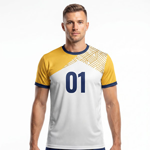 เสื้อวอลเลย์บอลชาย โพลีเอสเตอร์ 100% เสื้อยืดวอลเลย์บอลแขนสั้นชาย คุณภาพสูง เสื้อวอลเลย์บอลชายระบายอากาศได้ดี - Product Image 1