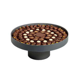 Precios asequibles. Tazón de metal para chocolate con acabado dorado, diseño de lujo para servir comida y ocasiones de regalo. Acero inoxidable. - Product Image 2