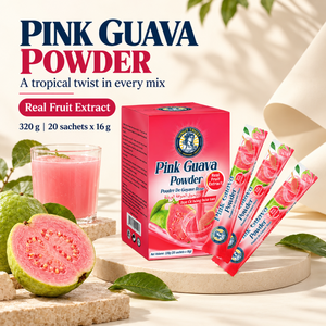 Vinut Trust Poudre de lait de goyave rose lyophilisée 100% naturelle, jus instantané sucré du Vietnam, approvisionnement en vrac pour adultes - Product Image 3