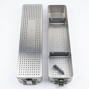 Juego de Casetes de Esterilización para Instrumentos Dentales de Acero Inoxidable con Código de Color y Rieles de Retención de Silicona - Product Image 3