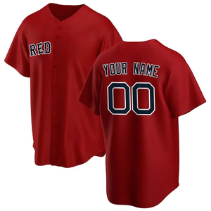 Camiseta de Verano para Hombre de la Mejor Calidad, Personalizable, Estilo Americano de Softbol, para Todos los Equipos, Transpirable, Tallas Grandes, Color Sólido, 100% - Product Image 2