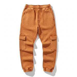 Pantalones Cargo Casuales para Hombre de Alta Calidad PRO ENTERPRISES - Poliéster/Algodón Premium Antiestático con Cintura Elástica y Corte Recto - Product Image 1