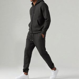 Ensemble de survêtement décontracté pour homme, sweat-shirt et pantalon de jogging, deux pièces, pour un usage quotidien en plein air - Product Image 1