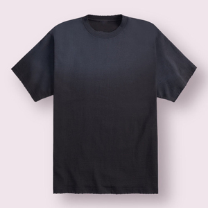 เสื้อยืดโอเวอร์ไซส์ผ้าฝ้ายถักคุณภาพสูง 100% ซักย้อมสีแบบแอซิดวอช สไตล์วินเทจ สีซีดจาง  แบบยูนิเซ็กส์ สตรีทแวร์ เป็นมิตรกับสิ่งแวดล้อม รับสกรีนโลโก้ - Product Image 2