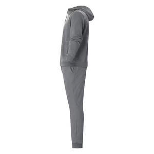 Conjunto Deportivo de Forro Polar con Capucha para Hombre, con Abertura Lateral, Tejido Transpirable, Diseño con Cremallera Completa, Ropa Deportiva Informal de Invierno para Gimnasio y Running - Product Image 2