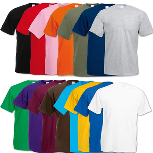เสื้อยืดคอกลมสีพื้นแขนสั้นผู้ชาย ราคาดีที่สุด ระบายอากาศได้ดี มีไซส์ใหญ่พิเศษ - Product Image 4