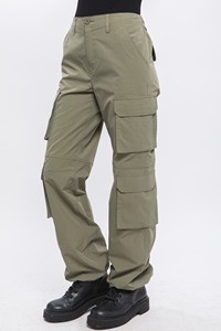 Men's Custom Design Canvas <b>Cargo</b> <b>Pants</b> <b>Elastic</b> <b>Waist</b> Multiple Pockets Casual Straight Fit Breathable Midweight Autumn Wear <b>Cargo</b> - Product Image 2