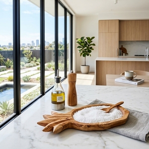 Plateau décoratif en bois en forme d'ananas, plateau en bois naturel fait à la main, plats à fruits, ornement d'intérieur, articles de décoration de table - Product Image 4