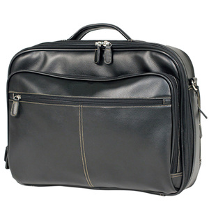 Sac pour ordinateur portable en cuir véritable, sac de travail professionnel avec plusieurs compartiments pour le bureau, les affaires et les voyages - Product Image 5