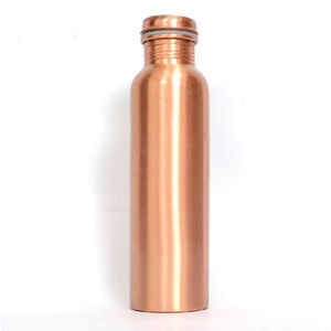 Fabricante de Botellas de Cobre al por Mayor, Botella de Agua de Cobre Puro con Diseño Impreso Único, Recipiente de Hidratación Ecológico Premium - Product Image 2