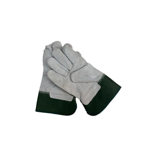 <b>Long</b> Cuff Genuine Leather Safety <b>Gloves</b> | Anti-Vibration Heat Resistant Industrial Work <b>Gloves</b> | OEM Wholesale Pakistan - Product Image 3