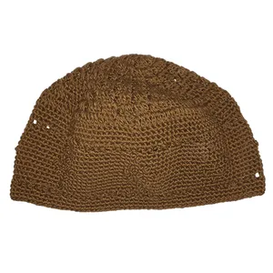 Chapeaux de prière en toile tricotée de qualité supérieure pour musulmans, écologiques, respirants, en plusieurs couleurs, pour toutes les saisons, chapeau de prière islamique - Product Image 3
