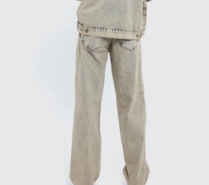 CUMBRE SPORTS Fabricante de Jeans Formales de Pierna Recta para Hombre, de Tela Oxford, de Alta Calidad, Cintura Alta, Cierre de Cremallera, Transpirables - Product Image 4