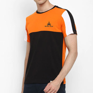 BLACK <b>LEAF</b> Comfortable Use Fashionable Printed Custom Size Men T-Shirt 100% Cotton Canvas Eco-Friendly Breathable Quick Dry - Product Image 4