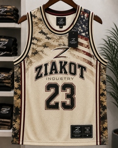 Wholesale Direct Ziakot Industry Custom White Black-<b>Red</b> Authentic Throwback Basketball Jersey - Product Image 2