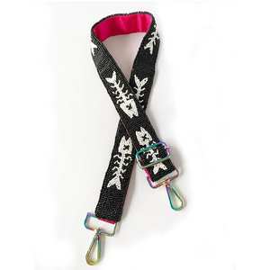 Elegante Correa para Bolso Bordada a Mano con Cuentas de Semillas, Diseño Bohemio de Moda con Cuentas de Semillas - Product Image 6