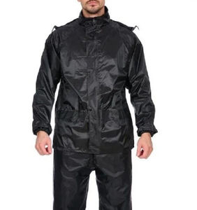 Combinaisons de pluie légères, imperméables, respirantes et réfléchissantes avec fermeture éclair sur la poitrine, veste et pantalon de haute visibilité - Product Image 3