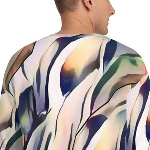 Sweat-shirt en coton 100% pour homme, motif uni, streetwear, design de sublimation de haute qualité, logo personnalisé, couleurs tendance, vente chaude, hip hop - Product Image 2