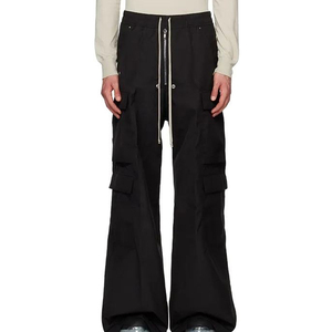 Pantalon évasé pour femme, taille mi-haute, tissu extensible, style décontracté streetwear, pour l'hiver et le quotidien, pantalon tendance - Product Image 1