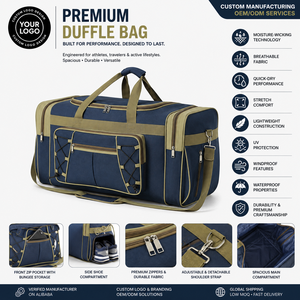 Extra Large Foldable Polyester Travel <b>Duffel</b> <b>Bag</b> Separate Shoe Compartment Water Resistant Fabric Moving Sports <b>Duffel</b> <b>Bag</b> - Product Image 5