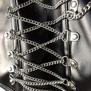 Corsé de cuero ligero de última colección, top de moda, corsé de cuero ajustado para mujer, precios al por mayor - Product Image 5