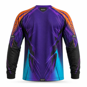 Maillot de paintball personnalisé OEM, manches longues, respirant, en mesh, pour équipe, sublimation, marque privée - Product Image 3