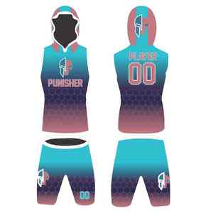 Maillot de sport haute résistance anti-décoloration pour entraînements intenses avec designs personnalisés professionnels, uniforme 7 contre 7 - Product Image 6