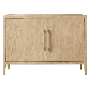 Luxury <b>Sideboard</b> Cabinet Buffet Solid Teak Double Door Storage Internal Shelving Cable Management and Slim Tapered <b>Leg</b> - Product Image 1