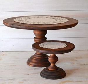 Support à gâteau en bois sur mesure, plateau à gâteau en bois massif, outils pour gâteaux, support à gâteau en bois, prix de gros direct usine - Product Image 3