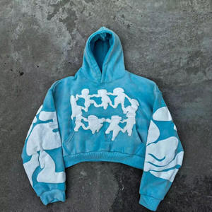 Custom <b>Hoodies</b> 100% Polyester Custom Print <b>Plain</b> <b>Hoodies</b> Men's <b>Hoodies</b> Sweatshirts for Blank - Product Image 2