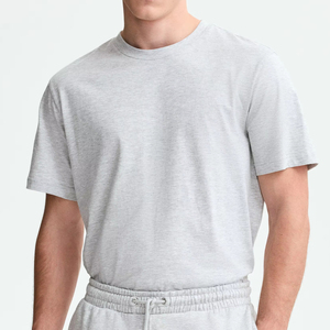 Camiseta de Algodón de Manga Corta para Hombre, Impresión de Logotipo Personalizado, Estilo Casual para Verano - Product Image 1
