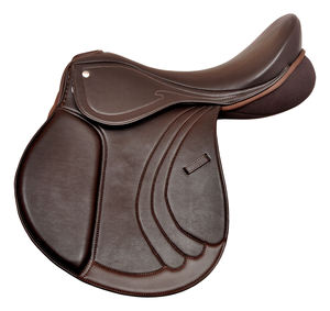 Silla de Montar Inglesa de Cuero Duradera y de Primera Calidad, Ligera y Resistente, para Salto, Entrenamiento y Uso Diario - Product Image 1