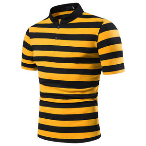 Uniformes de travail pour hommes en tricot brodé imprimé, Spandex/Polyester, anti-plis, séchage rapide, respirants, pour le sport, le golf et les entreprises - Product Image 5