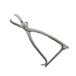 คีมจับกระดูกแบบแมนนวล ขนาด 12 นิ้ว ปรับปากคีมได้ พร้อมระบบล็อคแบบรัด สำหรับการผ่าตัดทั่วไป - Product Image 5